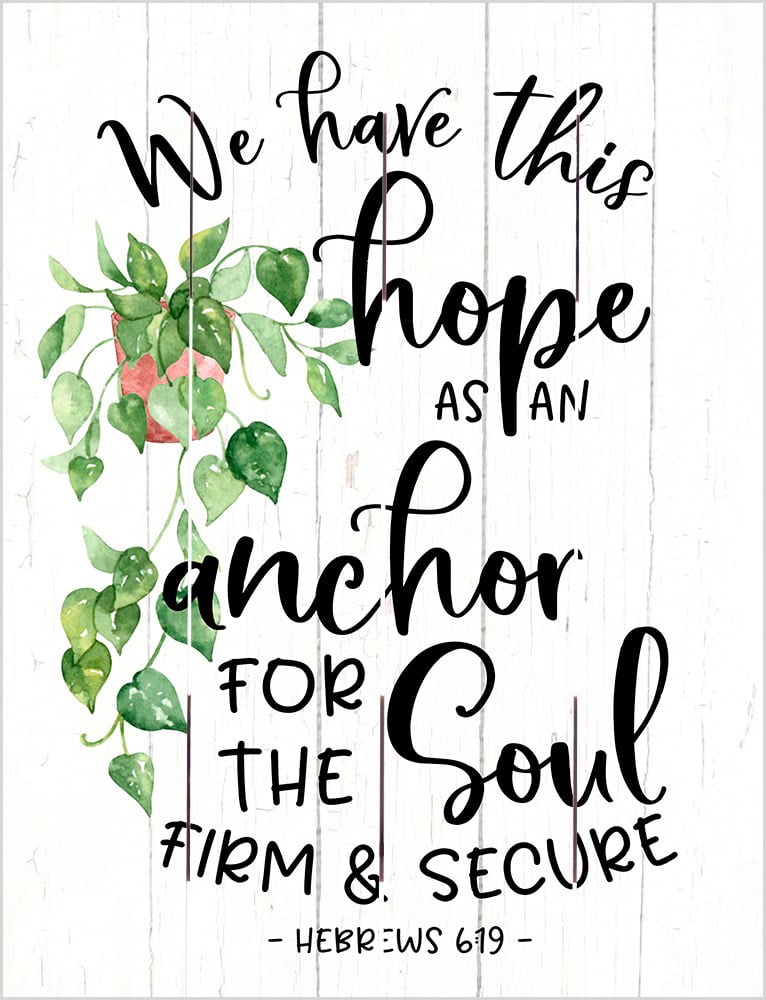 Picture of Beechdale Frames 245800 9 x 12 in. We Have This Hope Pallet Art