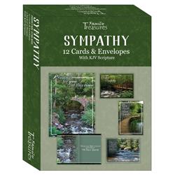 Mountain Streams Sympathy Card, Boxed - Box of 12