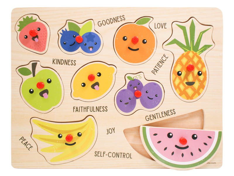 270164 Peg Puzzle - Fruit of The Spirit - 9 Piece
