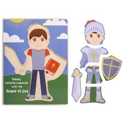 Puzzle - Armor of God Build A Kid Boy - 6 Piece