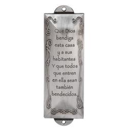 253859 Mezuzah - House Blessing, Pewter