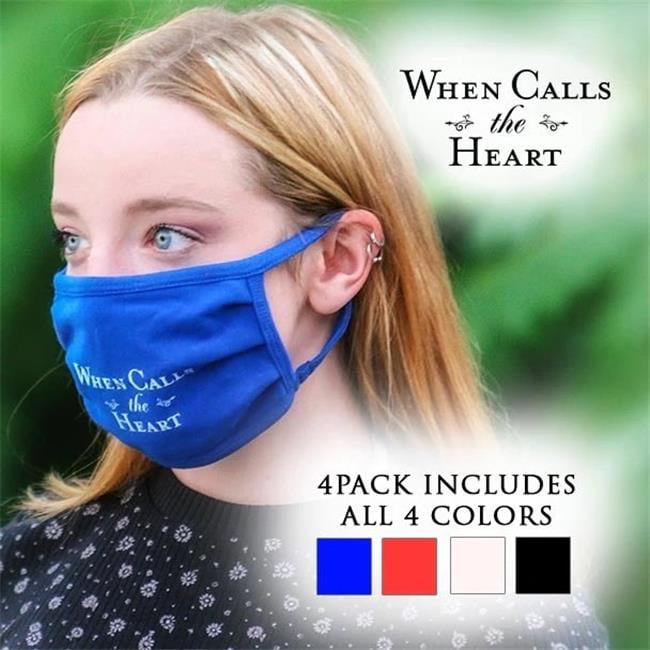 Picture of Edify Films 255120 Face Mask - When Calls the Heart&#44; Assorted Color - Pack of 4