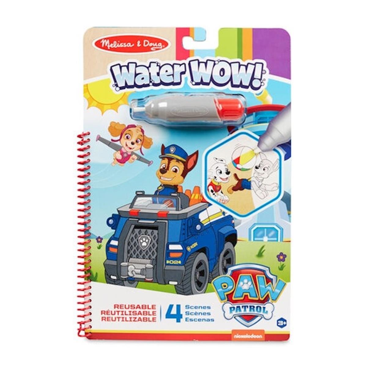 Picture of Melissa & Doug 221268 Water Wow Paw Patrol Book&#44; Chase - Ages 3 Plus