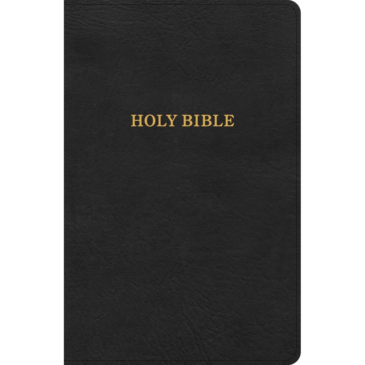 204356 KJV Thinline LeatherTouch Bible - Black