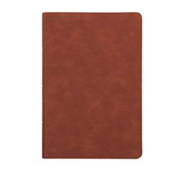 Picture of B & H Publishing - Holman Bible 259635 NASB 2020 Giant Print Reference LeatherTouch Bible - Burnt Sienna