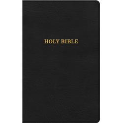204368 KJV Thinline Reference Bible with Black LeatherTouch