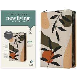 NLT Thinline Reference Zipper Filament Enabled Edition Bible - Sunset Branch