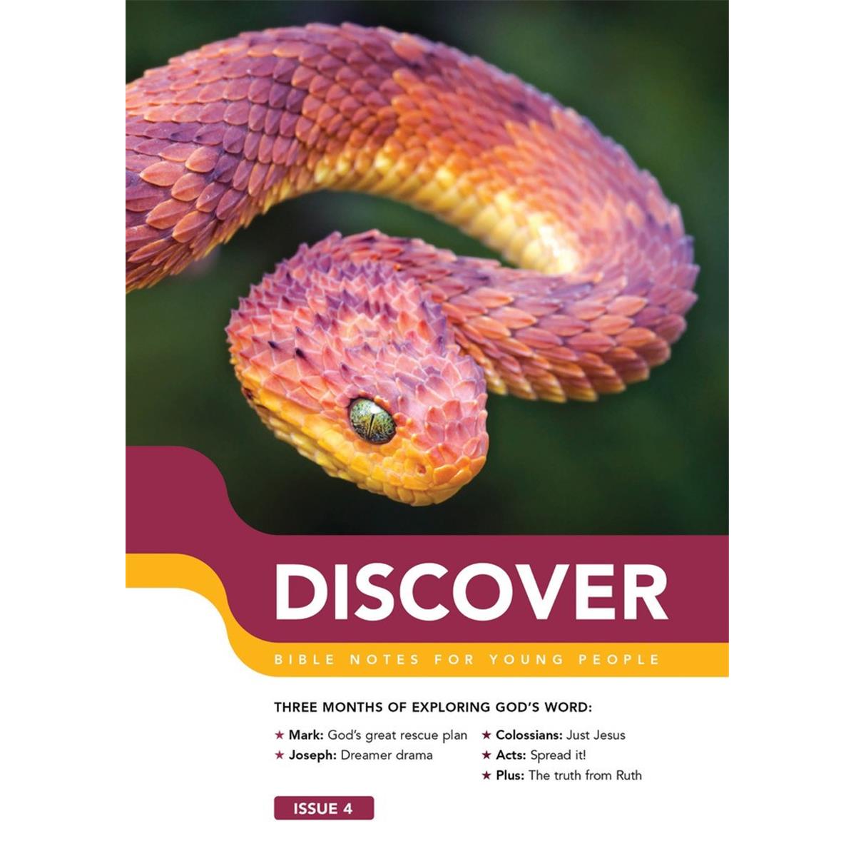 The Good Book 259493 Discover - Bible Notes for Young People Book 4