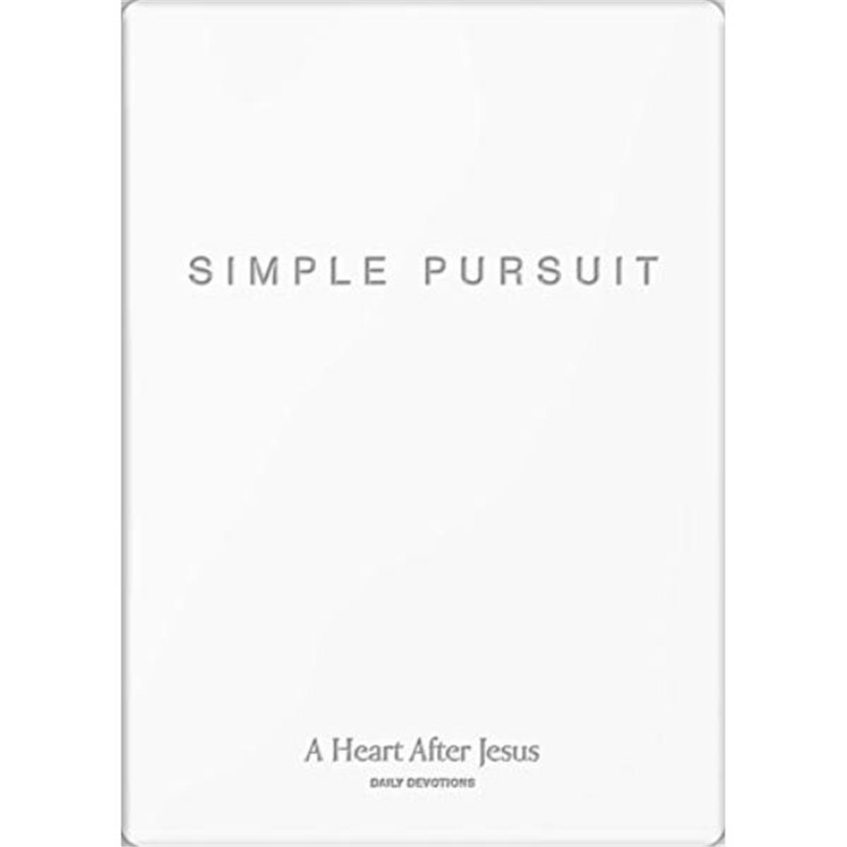 269829 Simple Pursuit - A Heart After Jesus Book