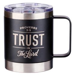 Picture of Christian Art Gifts 241579 Trust in the Lord Prov 3-5 Travel Mug, Stainless