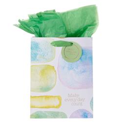 249997 Smooth Sea Glass Make Every Day Count Medium Gift Bag