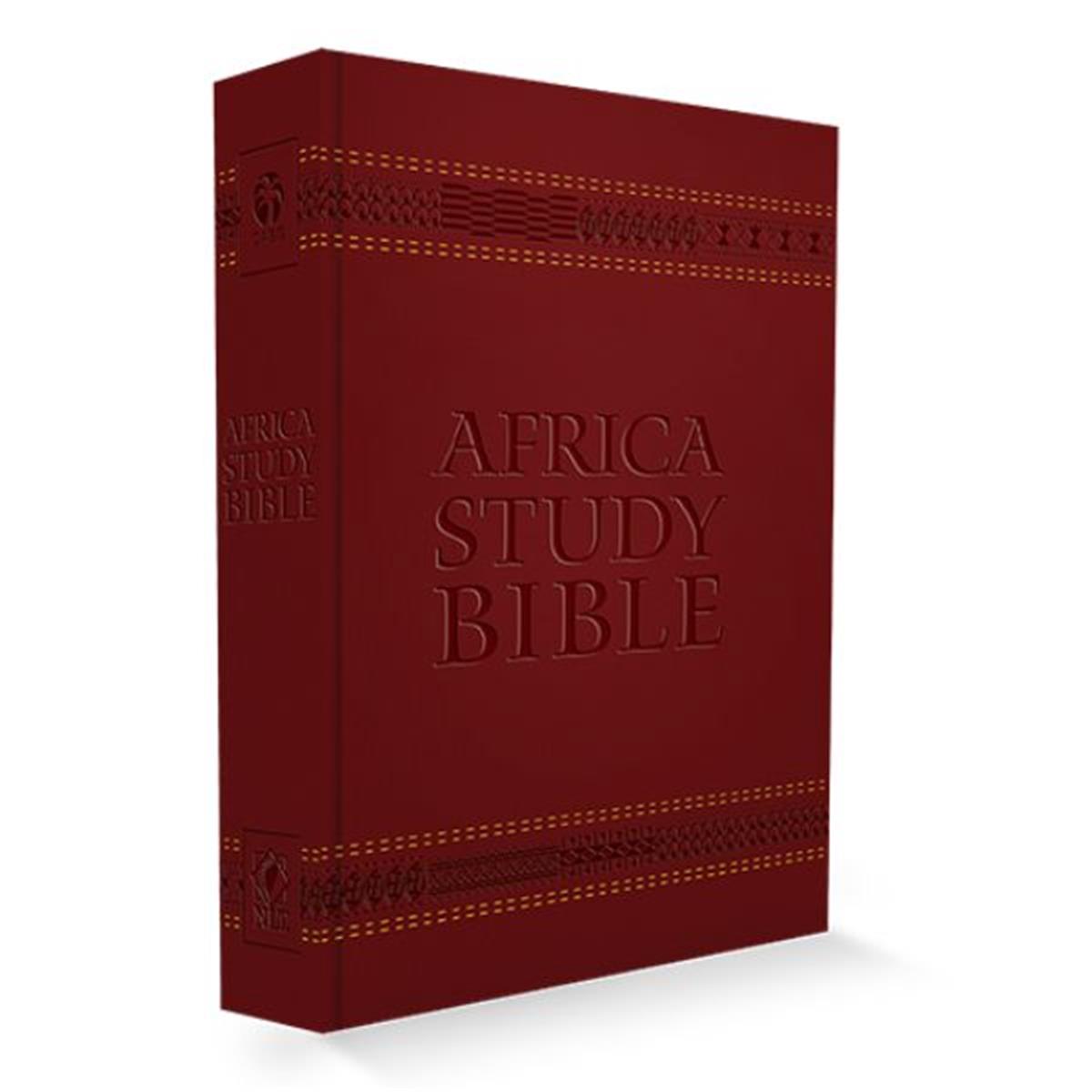 247264 NLT Africa Study Bible - Burgundy