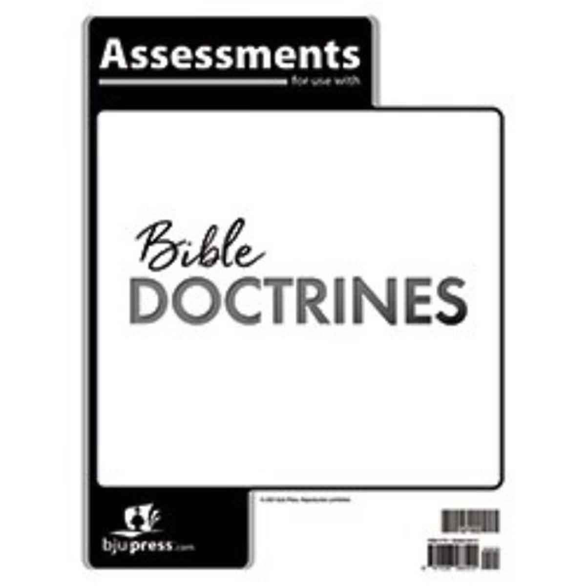 BJU Press 205168 Bible Doctrines Assessments Book - 1st Edition