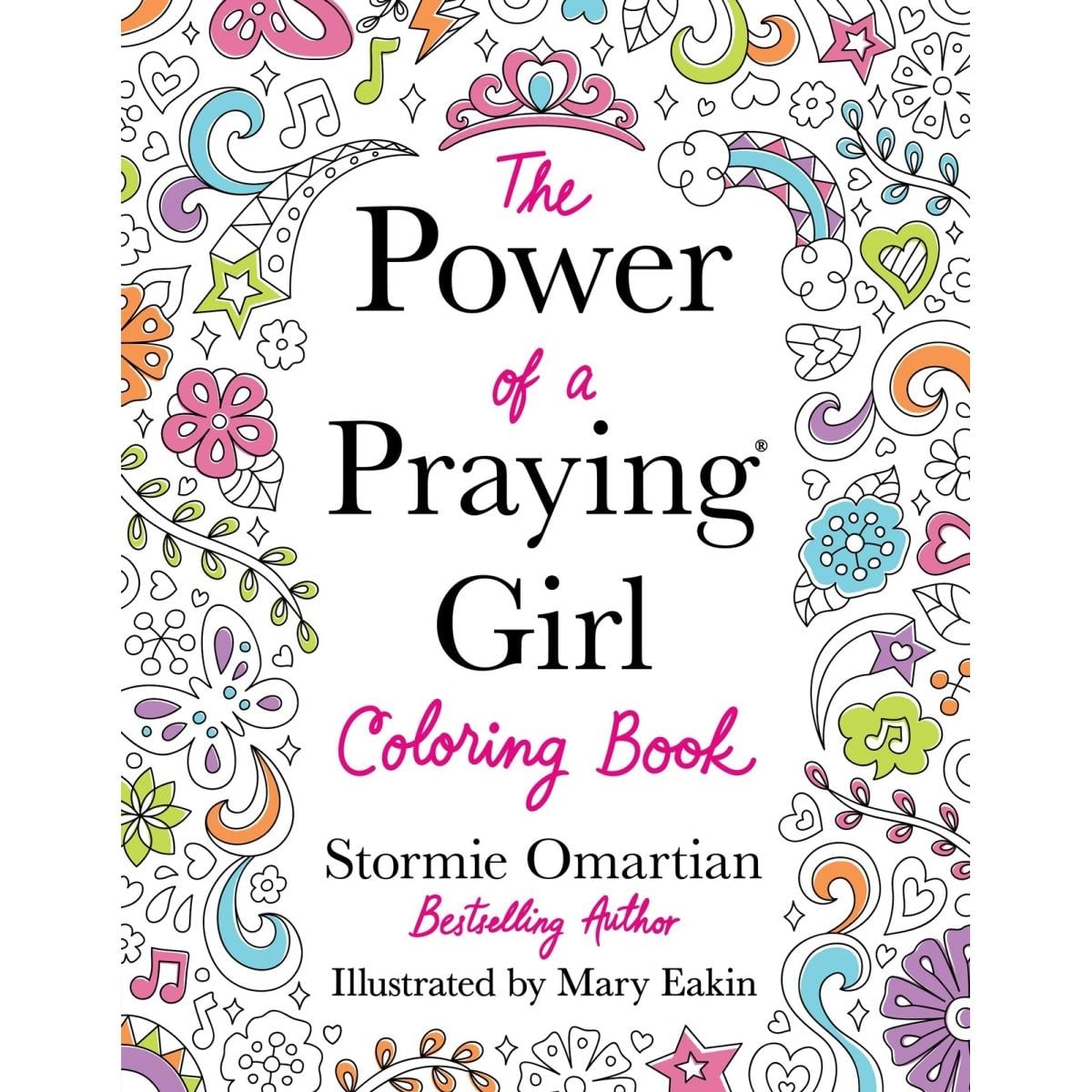268594 The Power of a Praying Girl Coloring Book