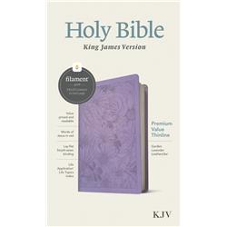 221121 KJV Premium Value Thinline Filament Enabled Edition Bible - Garden Lavender