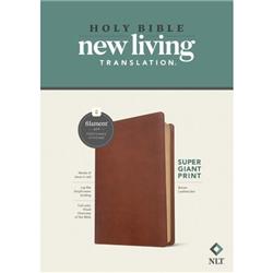 240380 NLT Super Giant Print & Filament Enabled Edition LeatherLike Bible - Brown