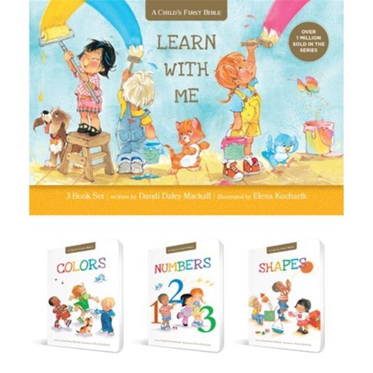 222371 A Childs First Bible Learn with Me Set with Carrying Case