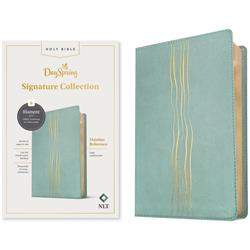 222406 NLT Thinline Reference & Filament Enabled Edition LeatherLike Bible - Sage