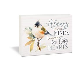 215230 5.5 x 7.25 in. Forever in Our Hearts Tabletop Block