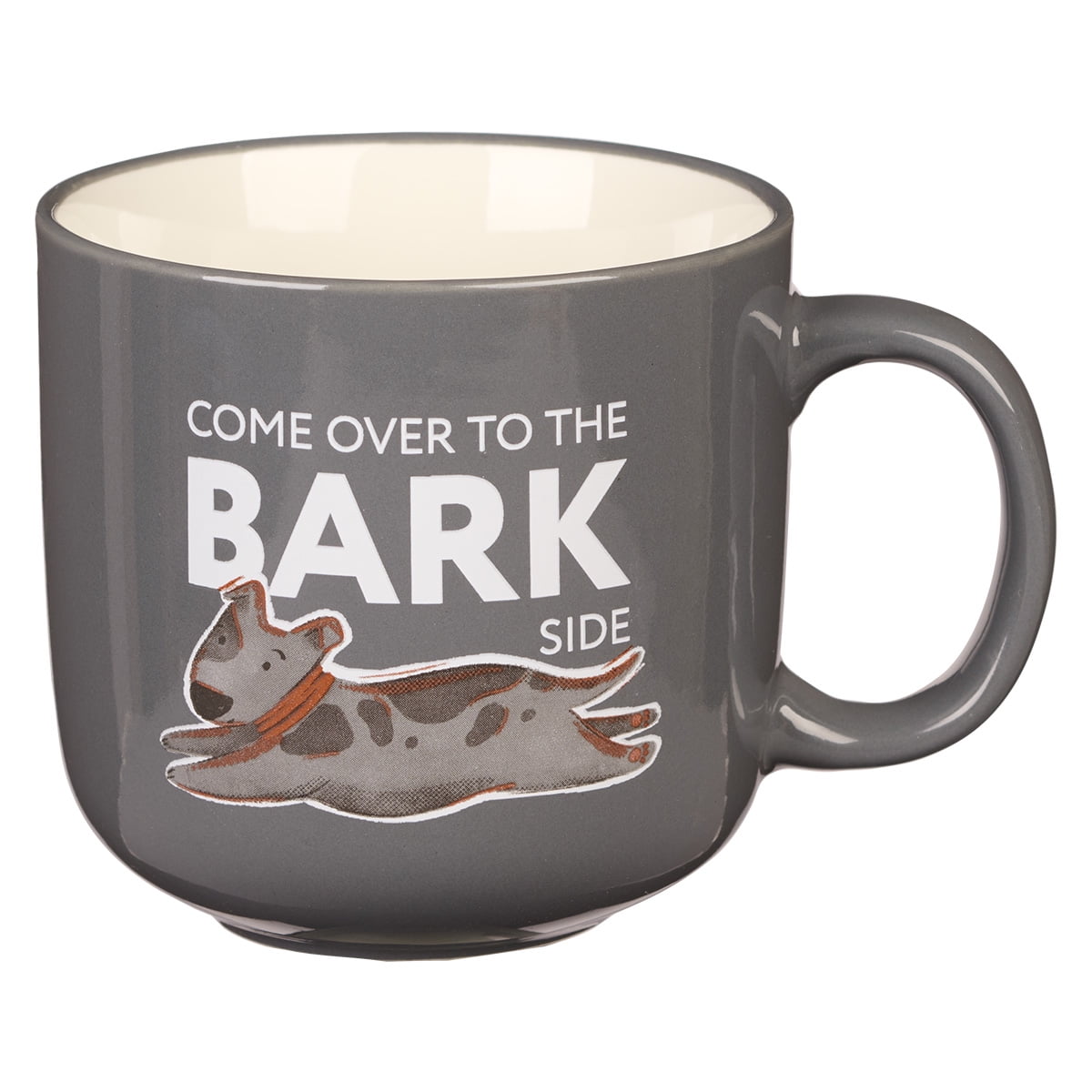 Picture of Christian Art Gifts 241496 Come Over to the Bark Side Gray Ceramic Coffee Mug