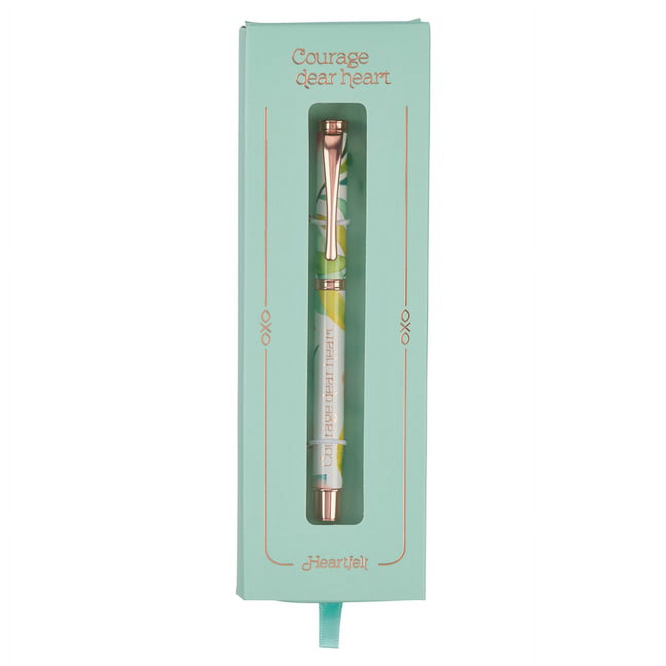 Picture of Christian Art Gifts 249978 Courage Dear Heart Orange Blossoms Gift Pen