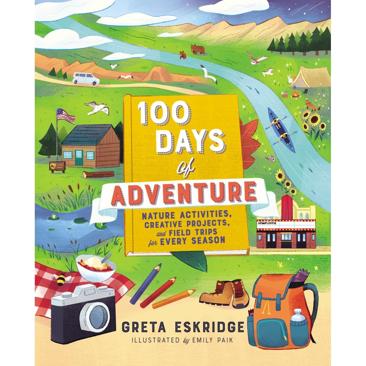 25713X 100 Days of Adventure Book