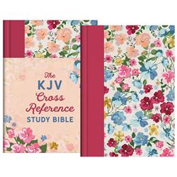 Picture of Barbour Publishing 221965 KJV Cross Reference Study & Compact Hardcover Bible - Midsummer Meadow