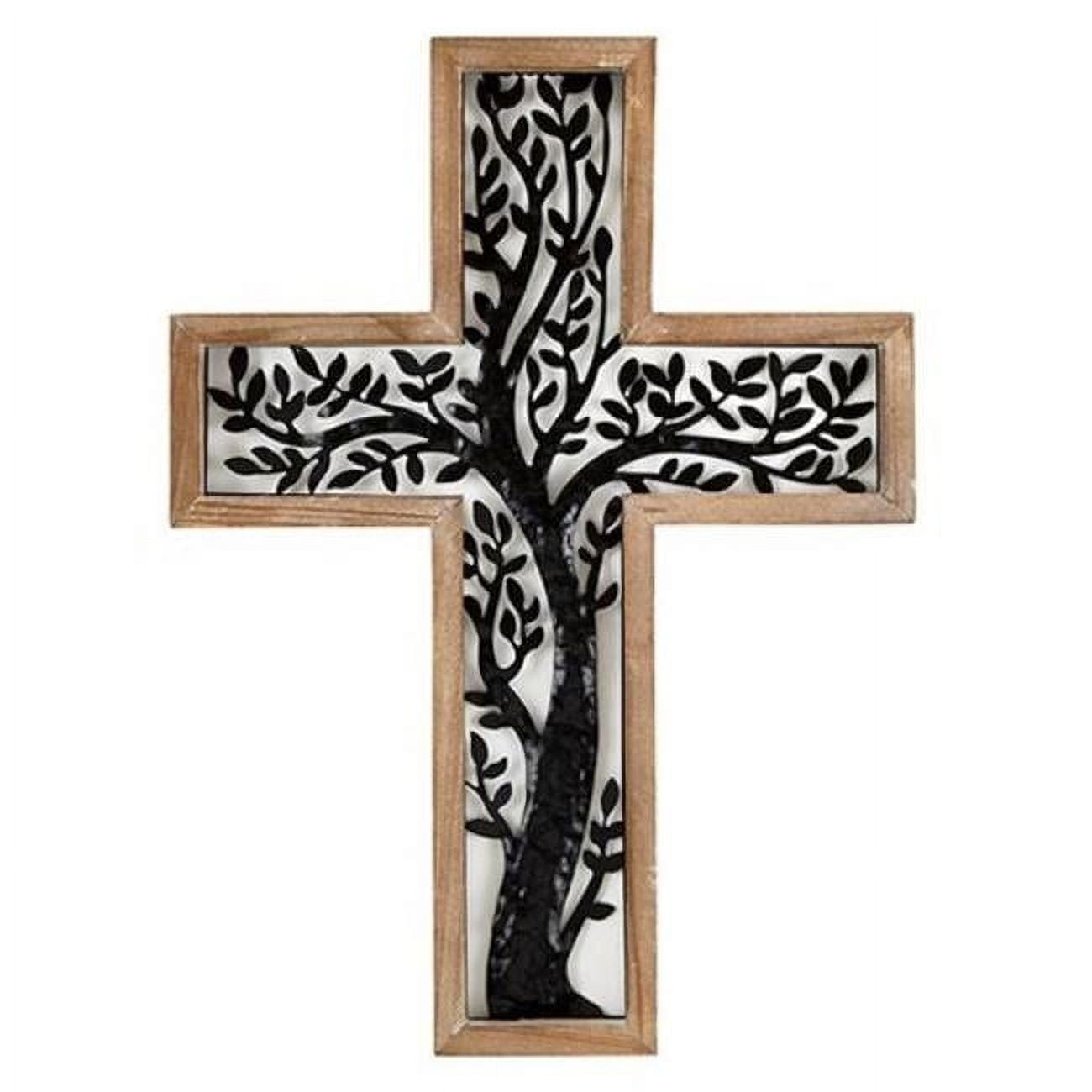 Picture of CB Gift 212512 15 in. Metal Tree Wall Cross