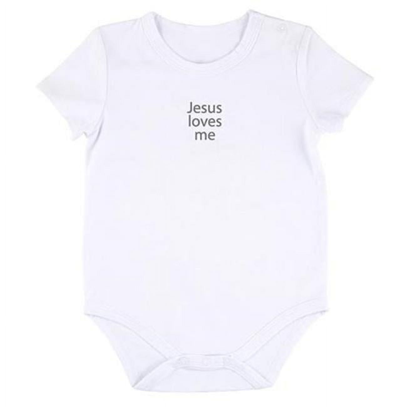 Jesus Loves Me Snapshirt, 6-12 months