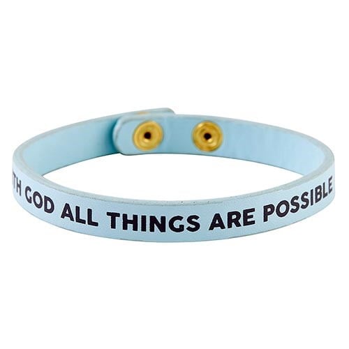 Simply Faith Snap-All Things Possibe Bracelet