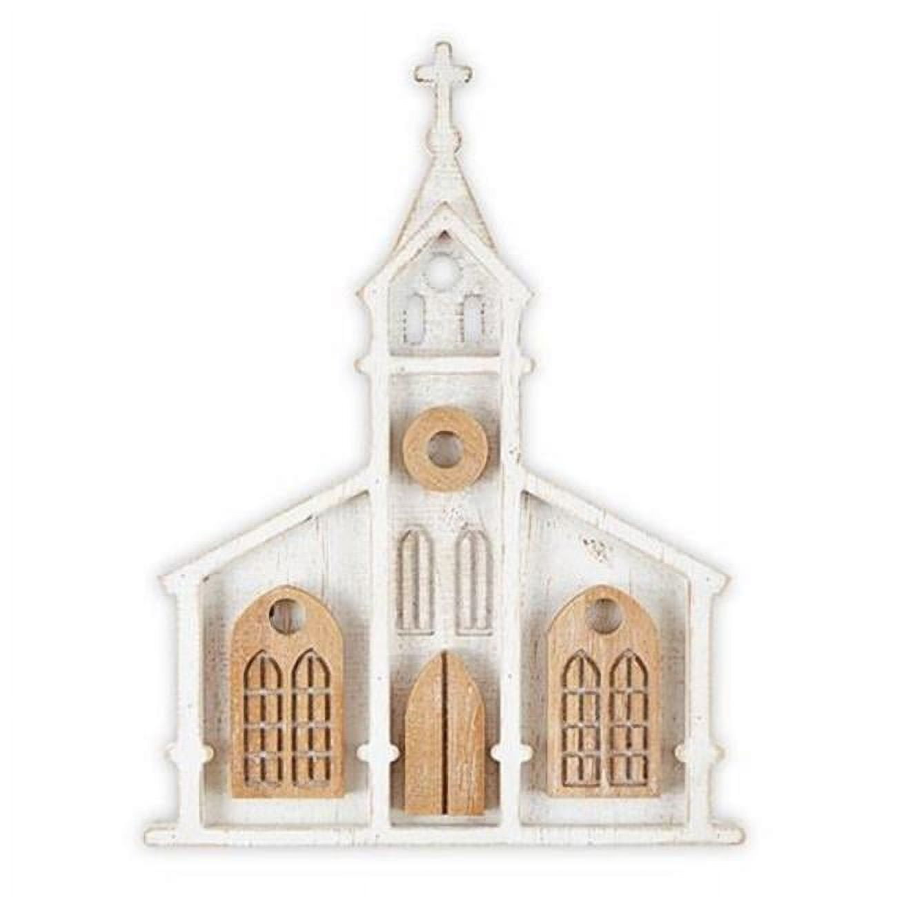 11.75 x 15.75 in. Cathedral Church Wall Plaque