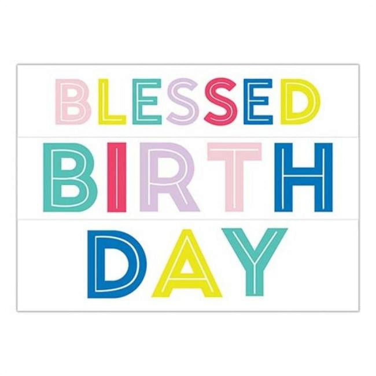 Picture of CB Gift 205255 28 x 20 in. Blessed Birthday-Reuseable Wall Art Decal