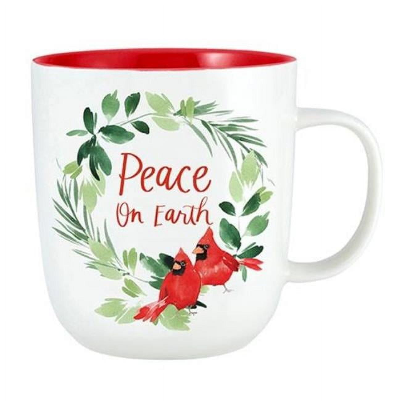 Picture of Gifts of Faith 214415 14 oz Peace on Earth & Cardinal Mug