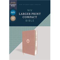 Picture of Zondervan 257398 Leathersoft NIV Larger Print Compact Bible, Pink