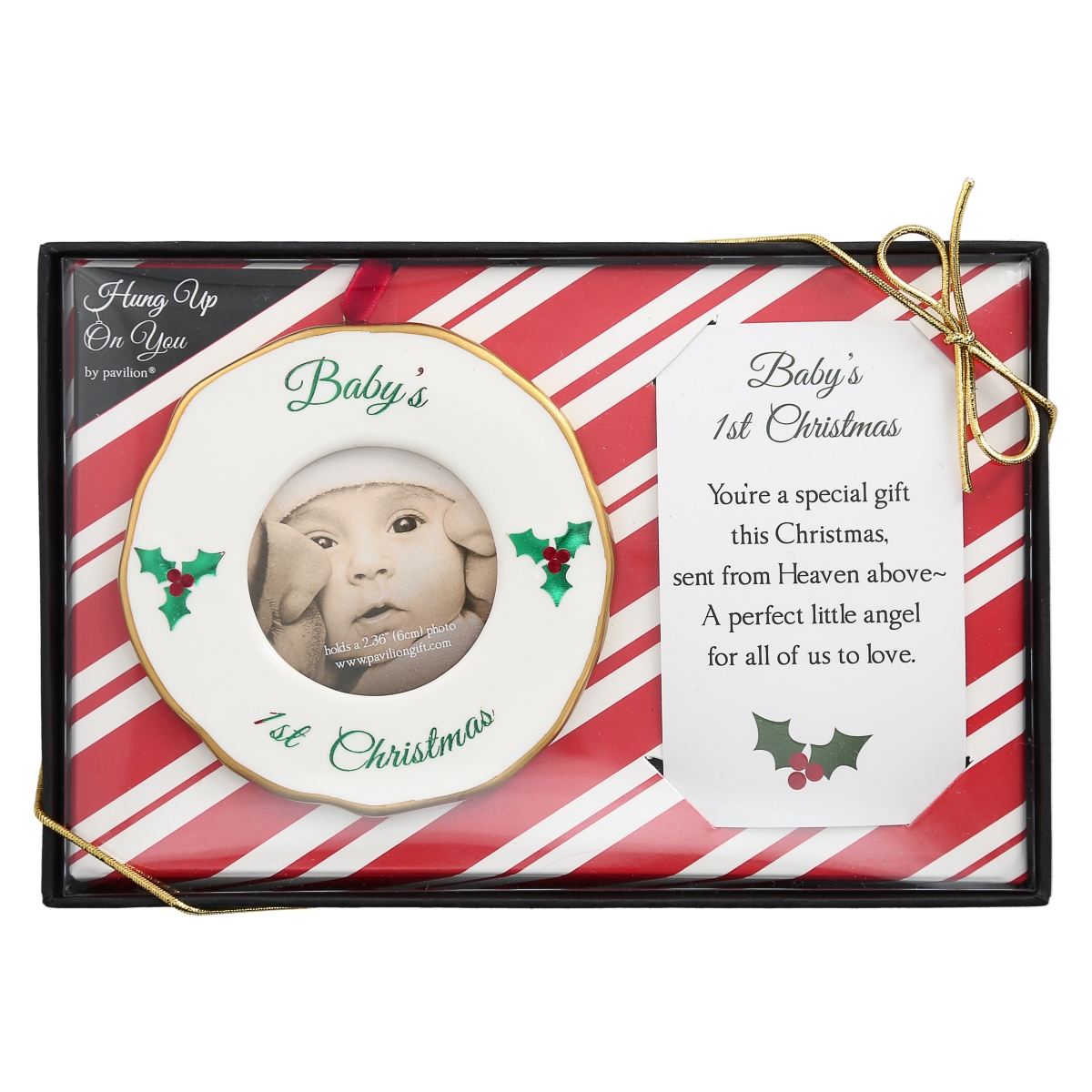 Pavilion 211681 4 in. Ornament-Babys 1st Christmas Gift