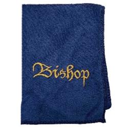 214331 Bishop-Microfiber Pastor Towel, Navy Blue