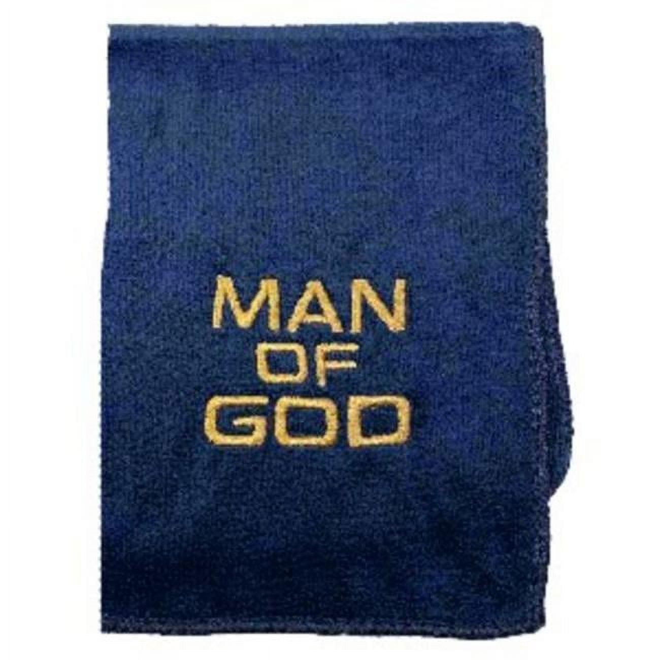 Picture of Swanson Christian Supply 214342 Man of God - Microfiber Pastor Towel, Navy