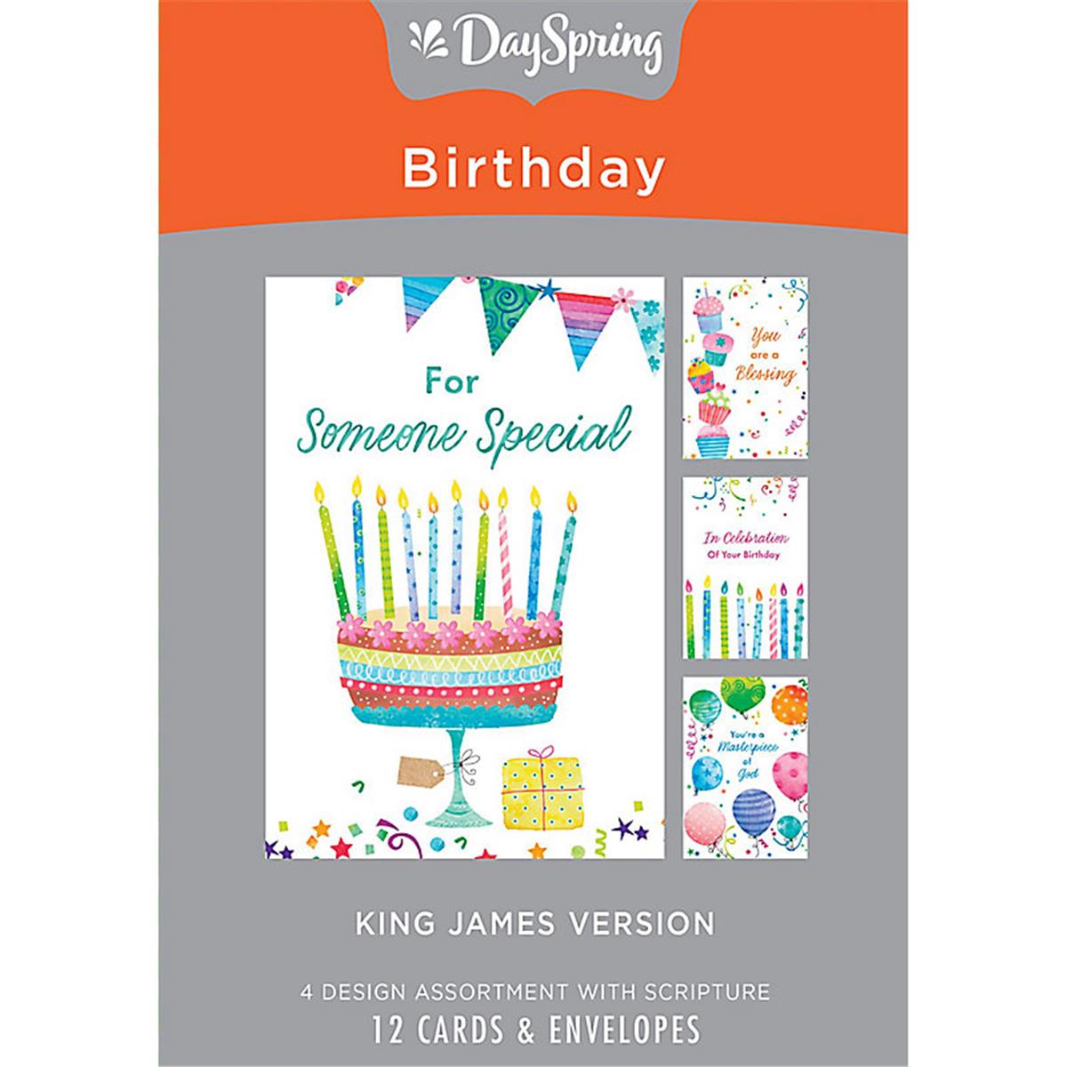 Picture of Dayspring 214270 Birthday-Birthday Boxed Card, Box of 12