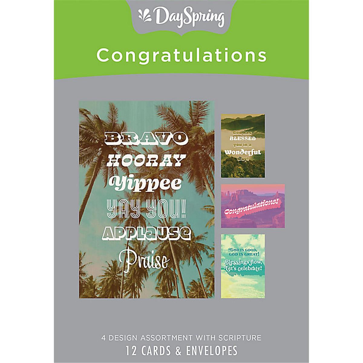 Picture of Dayspring 214265 Congratulations Boxed Card, Box of 12