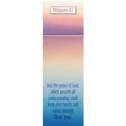 Picture of B & H Publishing 259708 And the Peace of God Which Passeth All Understanding Philippians Bookmark&#44; Pack of 25