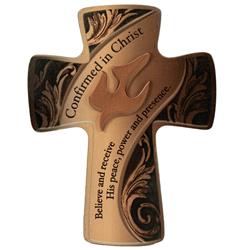 3.875 x 5 in. Confirmed in Christ Standing Cross