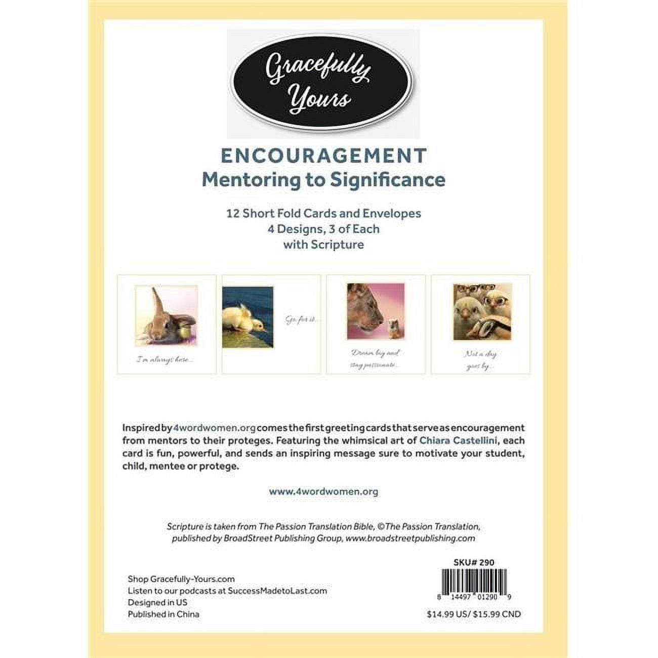 Picture of Gracefully Yours 215444 No.290 Mentoring to Significance Encourage Card