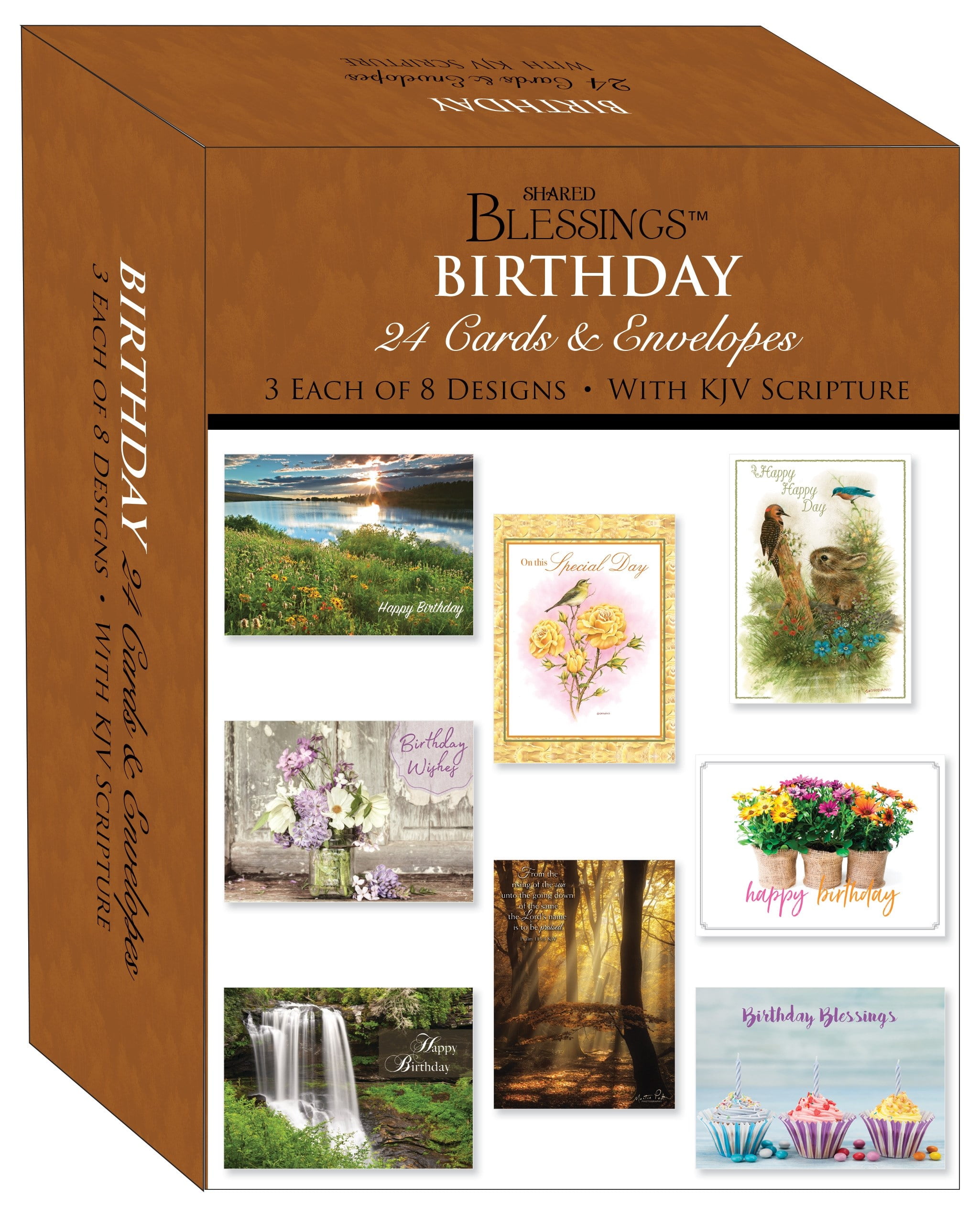 Picture of Crown Point Graphics 221630 Shared Blessings-Birthdays Best No.1 Assortment Card, Box of 24