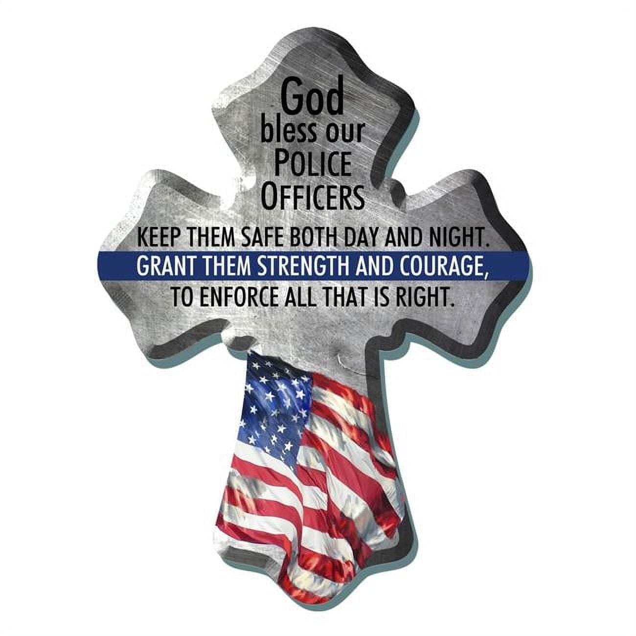 6 x 8 in. Police Officer Wall Cross