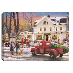 Mini Canvas - Old Country Inn - 8 x 6 in. - LED Tabletop with Timer