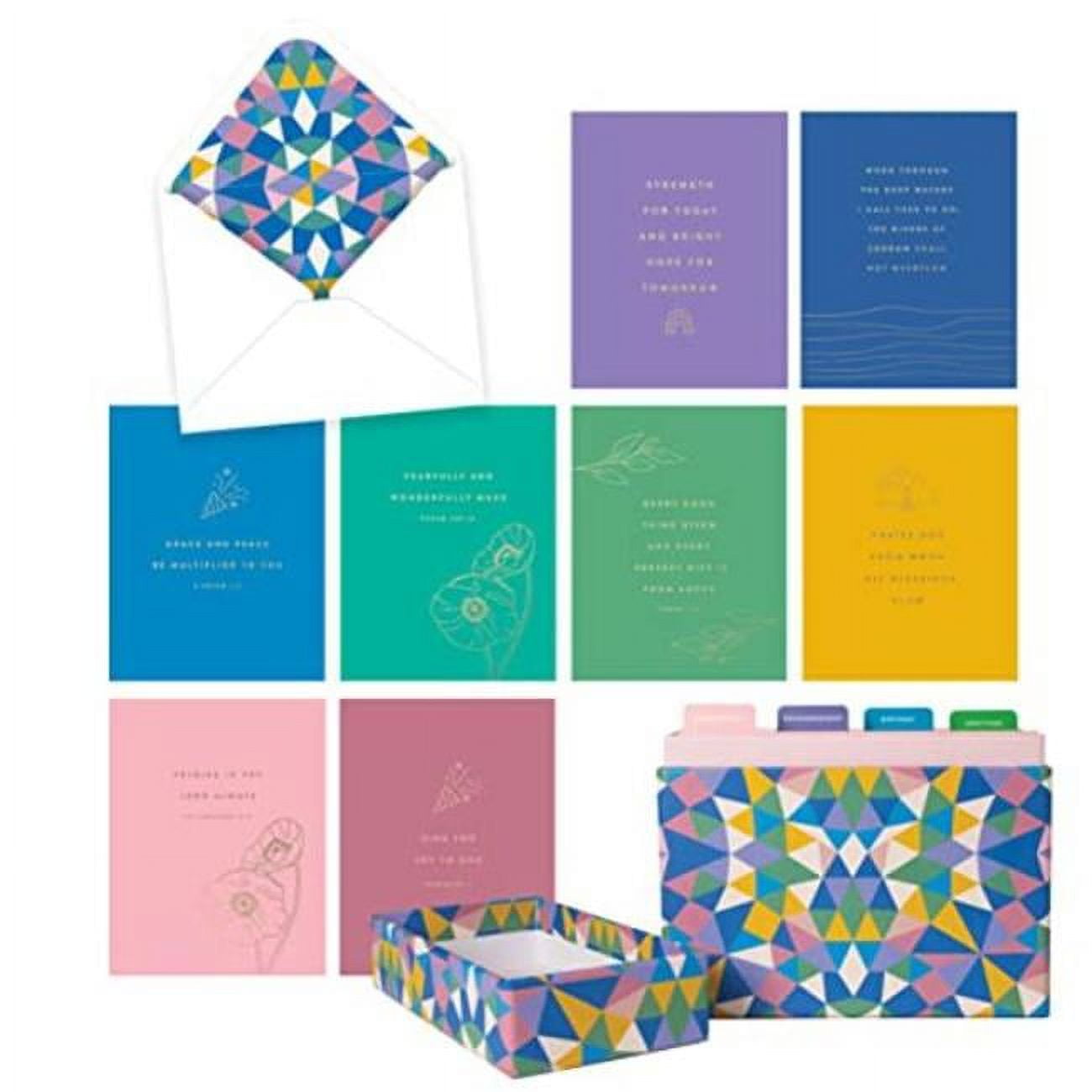 Three Sixteen Publishing 331879 Kaleidoscope of Blessings Greeting Card Set - 20 Piece