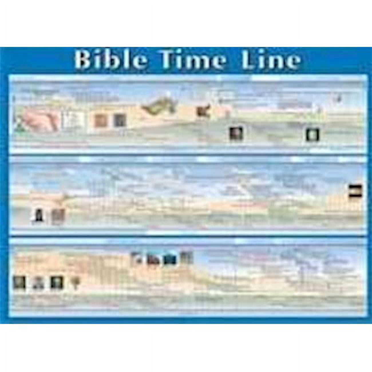 Picture of Rose Publishing 036026 19 x 26 in. Bible Time Line Wall Chart