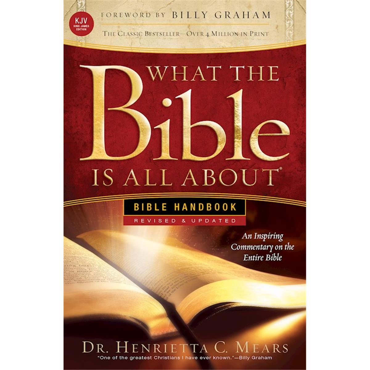 Picture of Tyndale House Publishers 076857 What The Bible Is All About KJV Handbook Bible