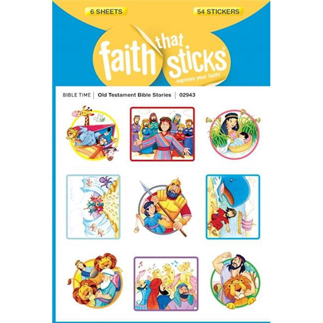 Old Testament Bible Stories Sticker - 6 Sheets