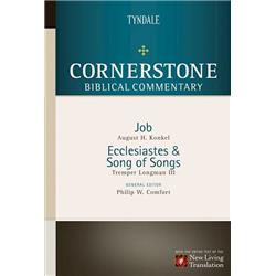 Picture of Tyndale House Publishers 082523 Job&#44; Eccclesiastes & Song of Songs Cornerstone Biblical Commentary V6 Book